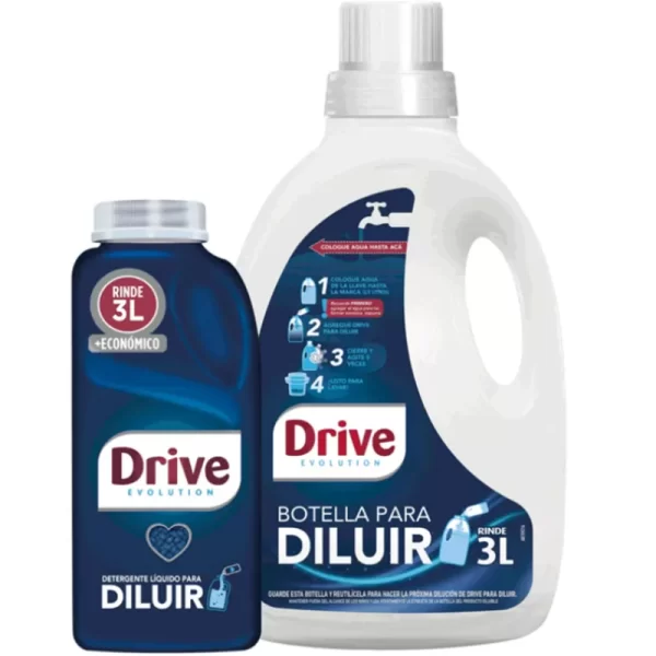 DETERGENTE LIQUIDO DRIVE PARA DILUIR RINDE 3LT