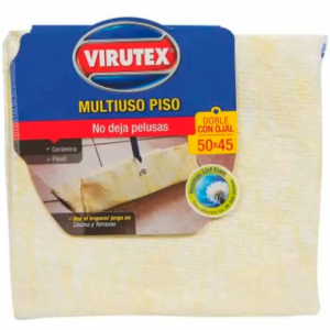 TRAPERO DOBLE OJAL 50X45 VIRUTEX AMARILLO