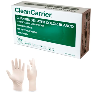 GUANTE VINILO CON POLVO CLEANCARRIER