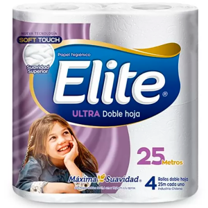 HIGIENICO ELITE DOBLE HOJA 25 MTS