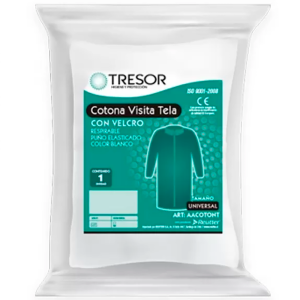 COTONA VISITA TELA CON VELCRO MARCA TRESOR