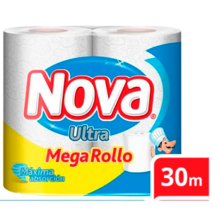 TOALLA NOVA ULTRA MEGA ROLLO 30 MTS