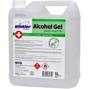 ALCOHOL GEL INCOLORO WINKLER WK-117 5 LITROS